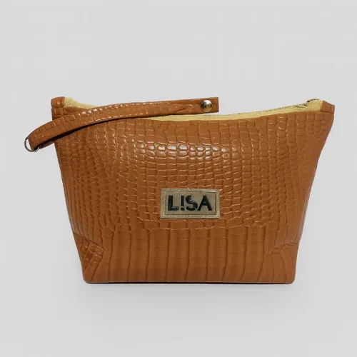 Porta Cosmético Impermeable Neceser Bolso Maquillaje Croco