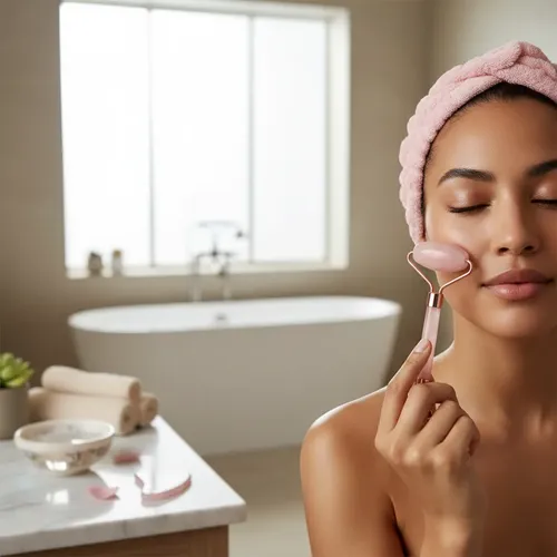 Combo Masajeador Facial Piedra Jade + Gua Sha + Regalo