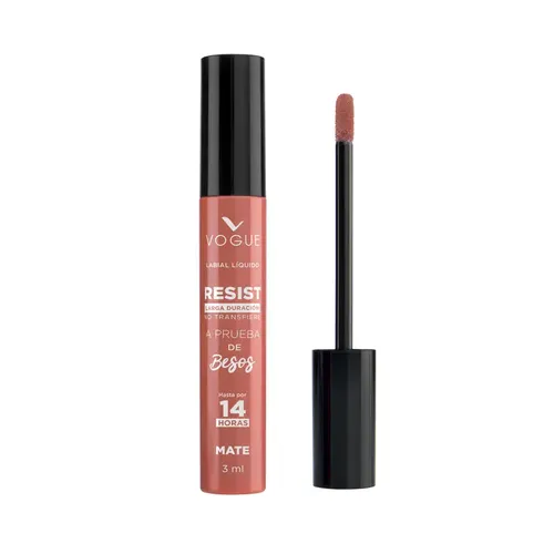 Labial Vogue Resist 3ml Acabado Mate Color Elegante
