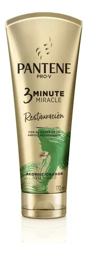 Acondicionador Pantene 3 Minute Miracle Restauración 170 Ml
