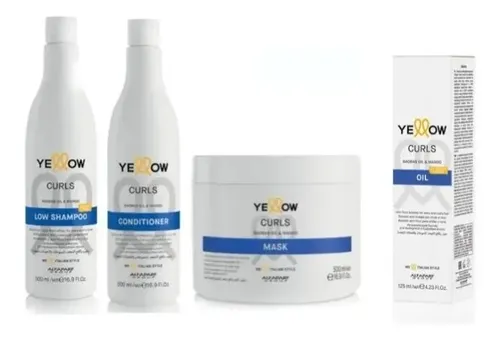 Acondicionador Yellow Curls 500ml By Alfaparf Rulos Define