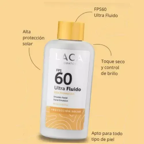 Fps 60 Ultra Fluido Laca Vegano Amplio Espectro Protector