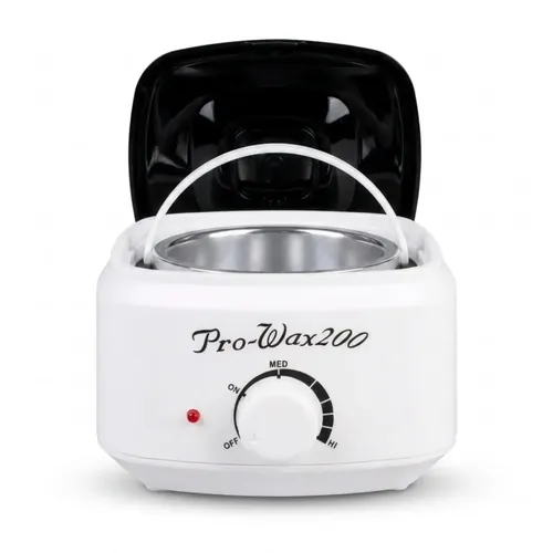 Calentador De Cera Depilatoria Profesional Pro Wax 200 Olla Eléctrica Con Temperatura Regulable Para Cera En Perlas Discos Y Barras Uso Hogar Salón Spa Estética Belleza