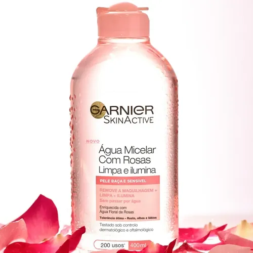 Desmaquillante Garnier Agua Micelar De Rosas 400ml