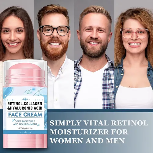 Uucrema Facial Retinol Colágeno Hidratante Antiarrugas 1.41
