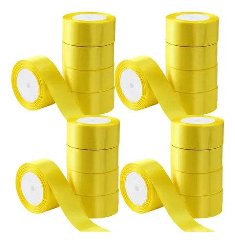 20 Rollos De Liston Decorativa De 4 Cm De Ancho, Largo 45 Yc