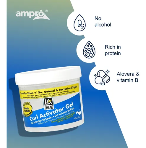 Gel Activador Ampro Long-aid Enriquecido Con Aloe Vera 946 M