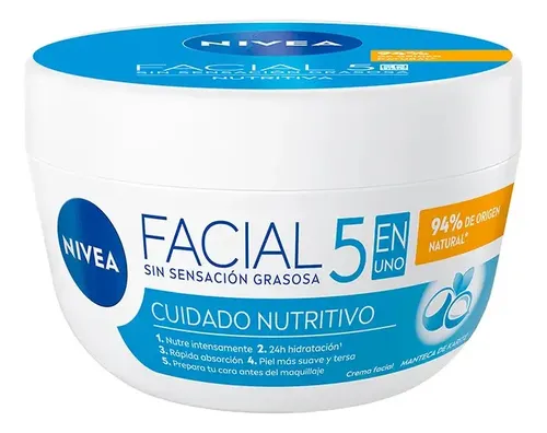 Nivea Crema Facial Nutritiva Hidratante 100 Ml