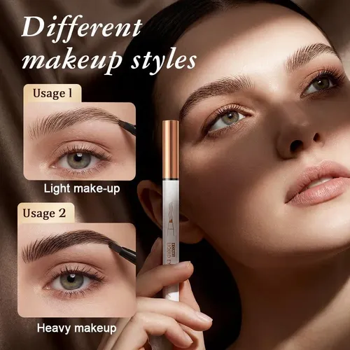 Lápiz De Cejas Microblading Fliwos 4 Puntas Resistente Agua