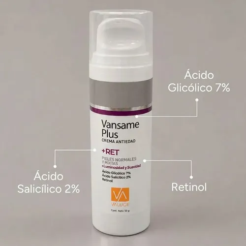 Vansame Plus Crema Antiedad Piel Normal Y Mixta X 50 Gramos Madura Noche