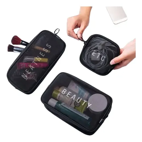 Neceser Viaje Organizador Maquillaje Cosméticos X3