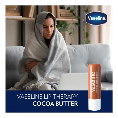 Vaseline Lip Therapy Cocoa Butter Bálsamo Labial De Usa