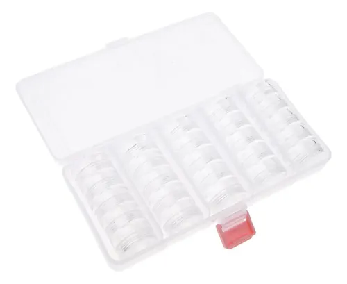 25, Frascos Pequeños Transparentes, Envases De Cosméticos,