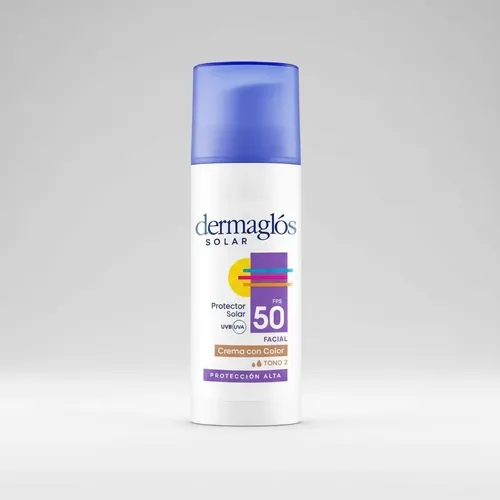 Pack X2 Dermaglos Fps50 50g Dermo Tono Medio