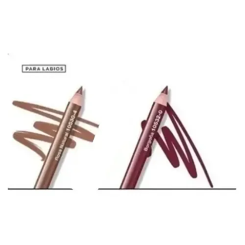 Delineador Labios Borgoña Rosa Natural Avon C. Trend Setx2