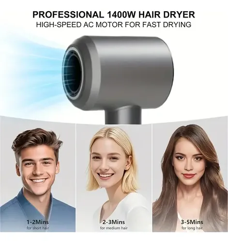 Secador De Pelo Profesional Supersónico Portátil 1800w
