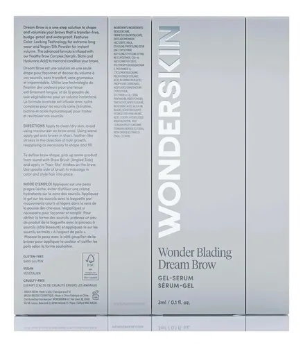 Wonderskin Dream Brow Gel Tinte Brunette 30 Ml