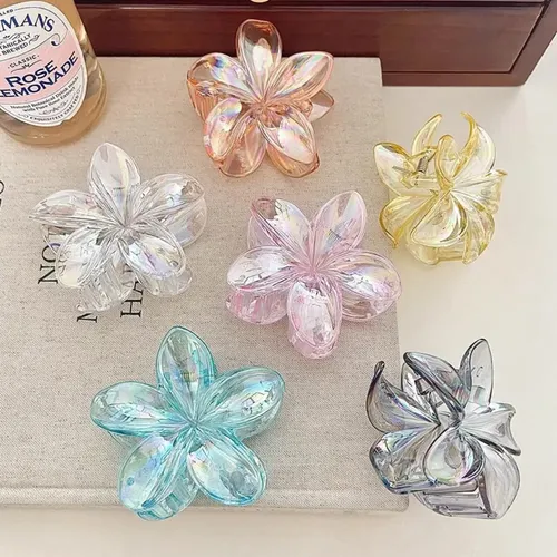 Pinza Para El Pelo Con Forma De Flor De Huevo