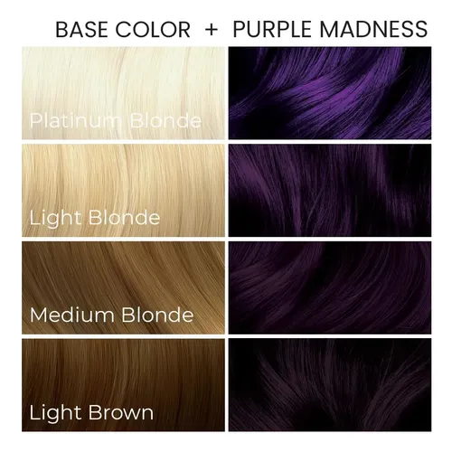 Tinte Para El Cabello Arctic Fox Purple Madness, 5.6 Fl Oz,