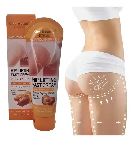 Crema Reafirmante Para Gluteos Levantamiento Realce Celuliti Fragancia elastina y aceite almendras dulces