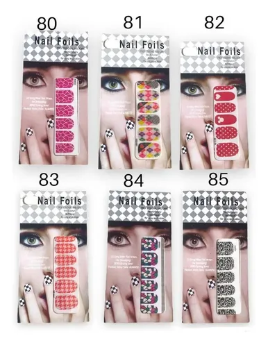 Stickers De Esmalte Adhesivos Para Uñas 3 Unidades