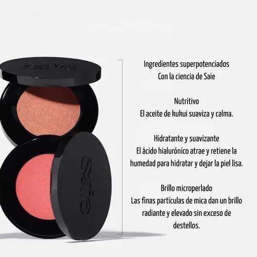 Blush Iluminador en Crema Saie Glow Sculpt Quartzglow
