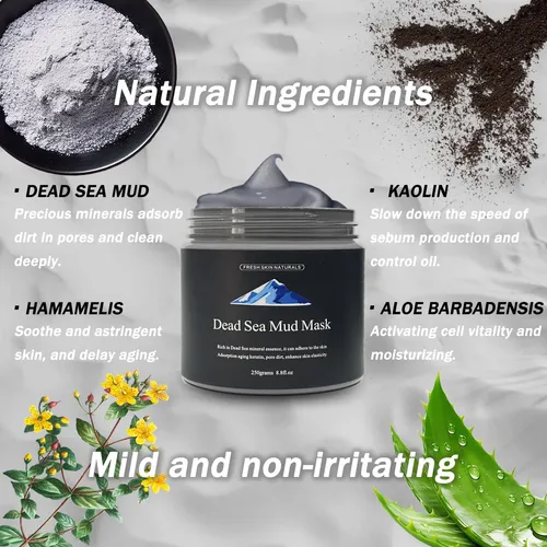 Mascarilla De Barro Del Mar Muerto, Mascarilla De Arcilla