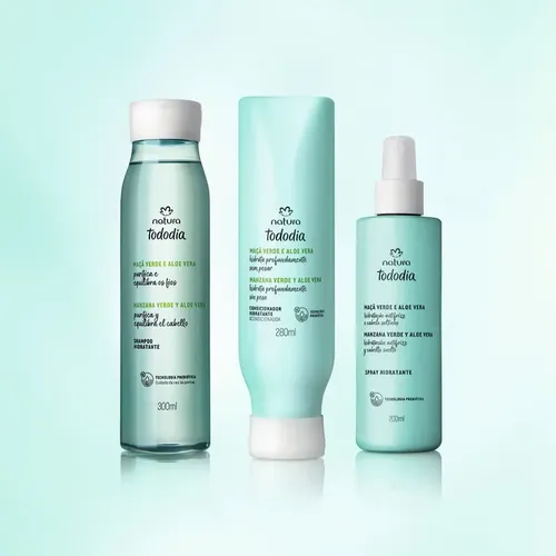Acondicionador Hidratante Manzana Vde Y Aloe Tododía 280 Ml