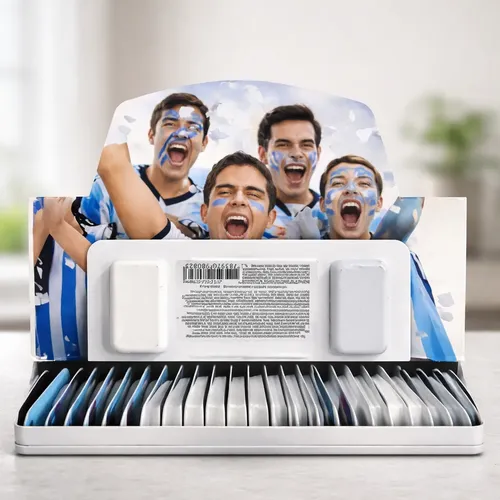 Kit Maquillaje Argentina Mundial Futbol Celeste Y Blanco
