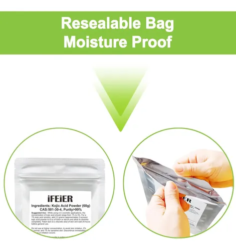 #ácido Kojico Powder Ifeier 60 G Pure Skincare Diy/