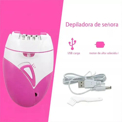 D% Depiladora Corporal Feminina Recarregável Pernas Axilas