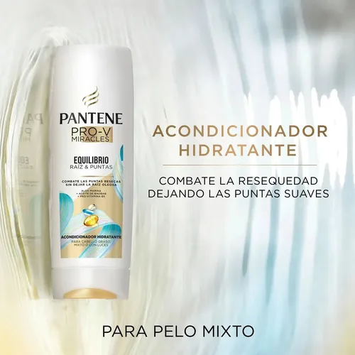 Acondicionador Hidratante Pantene Pro-V Miracles Equilibrio Raíz & Puntas 700 ml