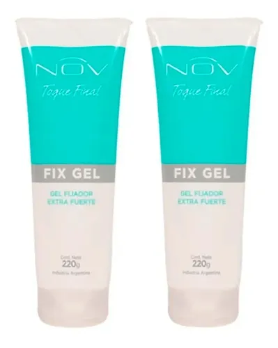 2 Nov Fix Gel Fijador Extra Fuerte Para Cabello X 240 Gr