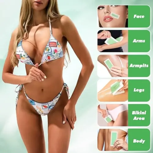 116 Tiras De Cera Para Depilación, Depilación Facial Para