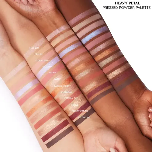 Paleta De Sombras ColourPop Boudoir Noir 12 Tonos Heavy Petal