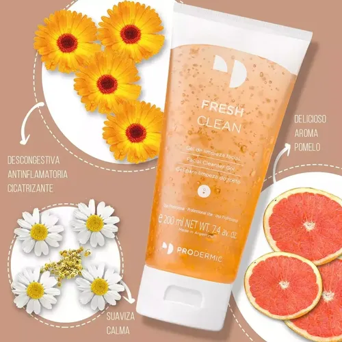 Prodermic Fresh Clean Gel Limpieza Rostro Calendula X 150gr.