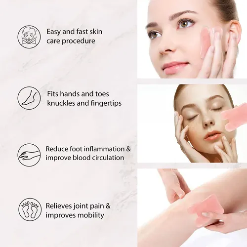 Set De Herramientas Faciales Gua Sha Xyzbstar, Herramienta D