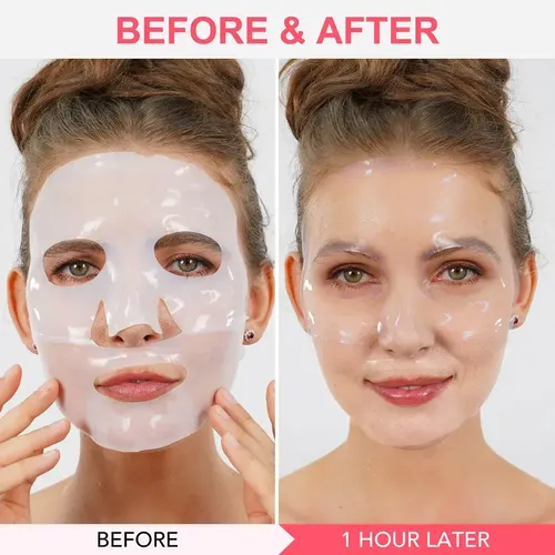 ! 2x Mascarilla Hidratante De Colágeno, Hidratante Y /