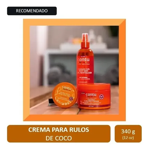 Cantu Crema Definidora de Rizos de Coco Curling 340g