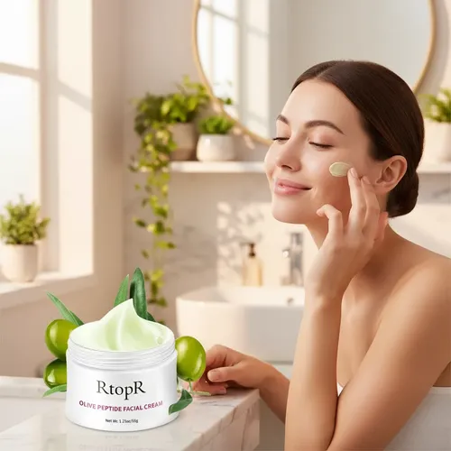 Crema Facial Antiarrugas Firmeza Piel Manchas Olive New!
