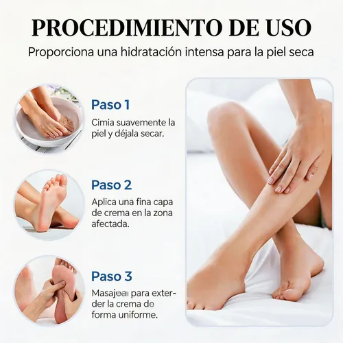 Crema Para Pies Hidratante Y Antigrietas Con Urea Al 60%