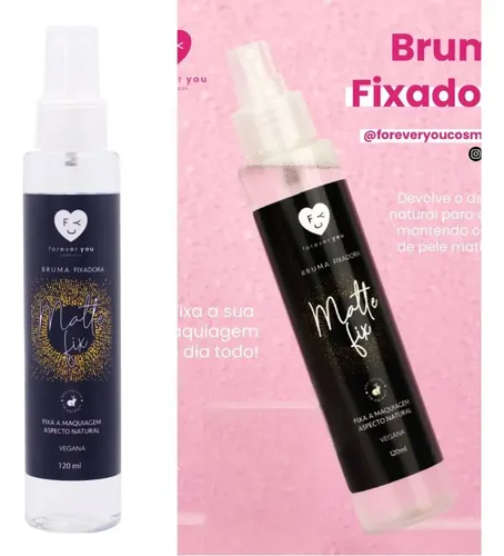 Fijador de Maquillaje mate vegana – Forever You White