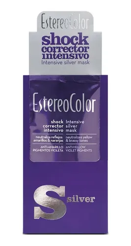 Estereo Color Shock Intensivo Silver Tratamiento Capilar 10u