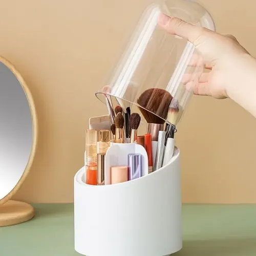. Organizador De Brochas De Maquillaje Giratorio De 360° Con