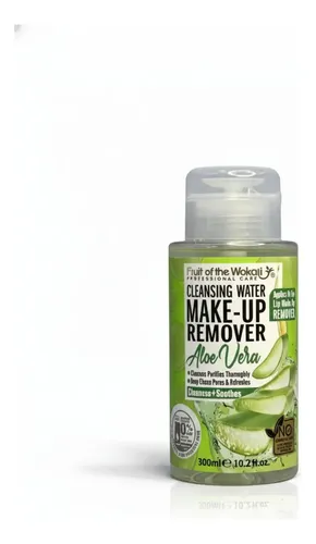 Agua Removedora Maquillaje Aloe Vera Limpia Poros 300 Ml