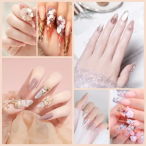 Kit De Uñas Acrílicas Profesional Aijimei Set A