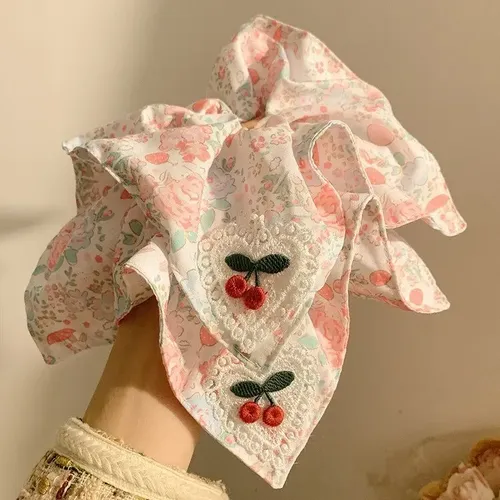 . Nuevo Producto Hair Scrunchie Con Bufanda Cuadrada //