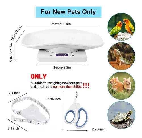 Báscula Digital Ytcykj Para Gatos Y Perros Recién Nacidos De