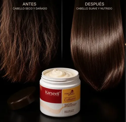 Karseell Mascarilla Capilar Colageno Hidratacion Maca Power