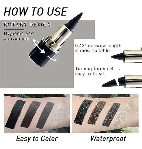 Lápiz De Gel Delineador 3 En 1 Bingbrush 04 Black